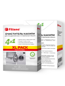 Filtero Очиститель накипи: средство для СМ и ПММ BIG PACK, 1000 г, Арт.612