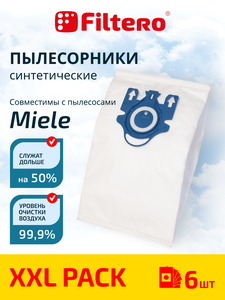 Мешки-пылесборники Filtero MIE 04 XXL Pack ЭКСТРА, 6 шт., синтетические