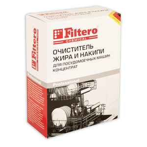 Очиститель жира и накипи Filtero для посудомоечных машин. Концентрат. Арт. 706