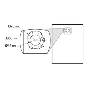 Filtero UN 20 Pro, 2 шт, мешки синтетические, сменные